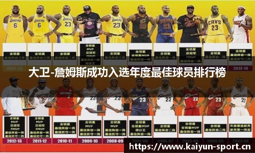 大卫-詹姆斯成功入选年度最佳球员排行榜